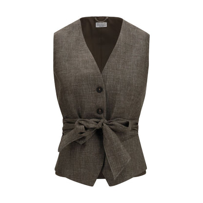 Brunello Cucinelli Brauner Leinenblazer – Produktansicht 1 | Arca Lucia