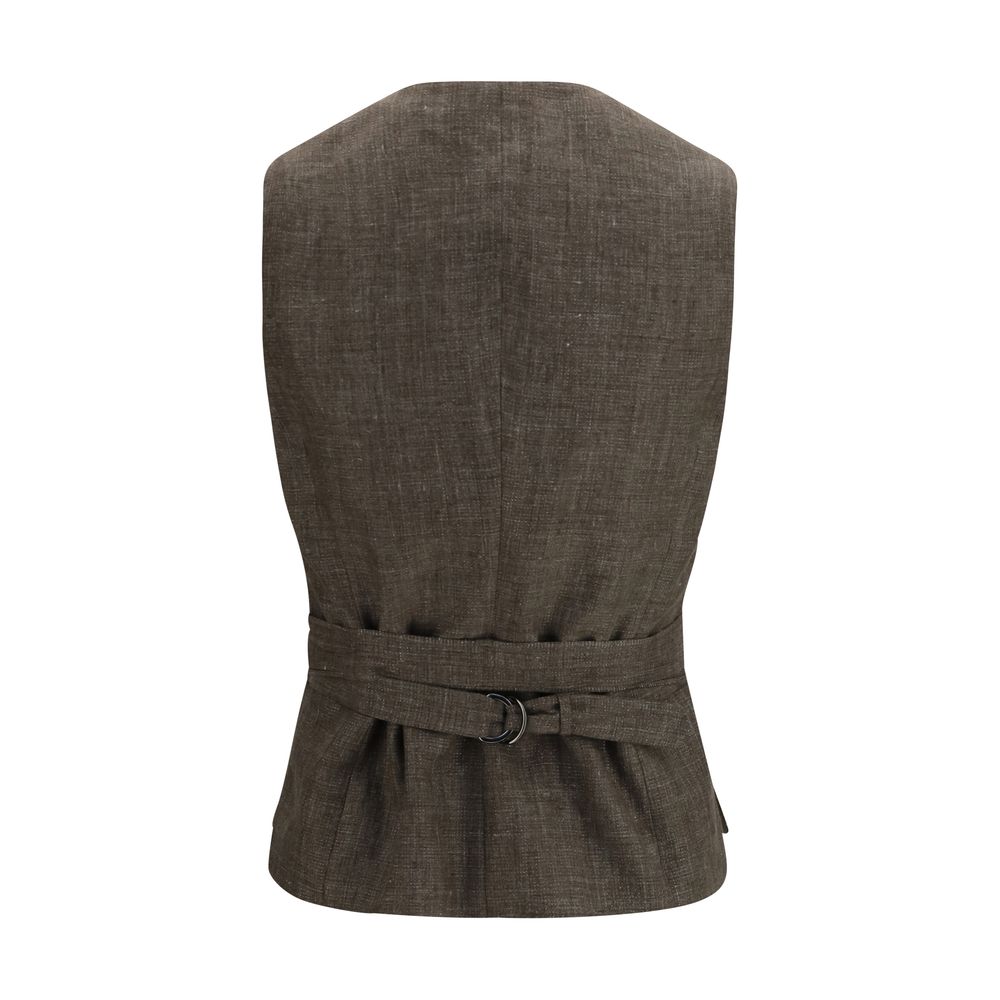 Brunello Cucinelli Brauner Leinenblazer – Produktansicht 2 | Arca Lucia