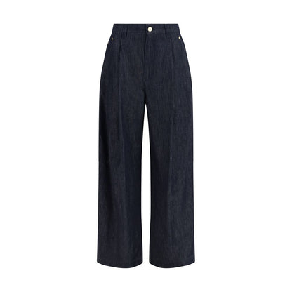 Brunello Cucinelli Blaue Baumwoll-Freizeithose – Produktansicht 1 | Arca Lucia