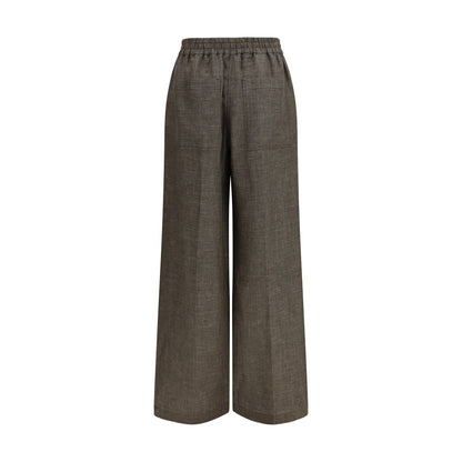 Brunello Cucinelli Braune Leinenhose im Casual-Look – Produktansicht 2 | Arca Lucia