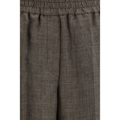 Brunello Cucinelli Braune Leinenhose im Casual-Look – Produktansicht 3 | Arca Lucia