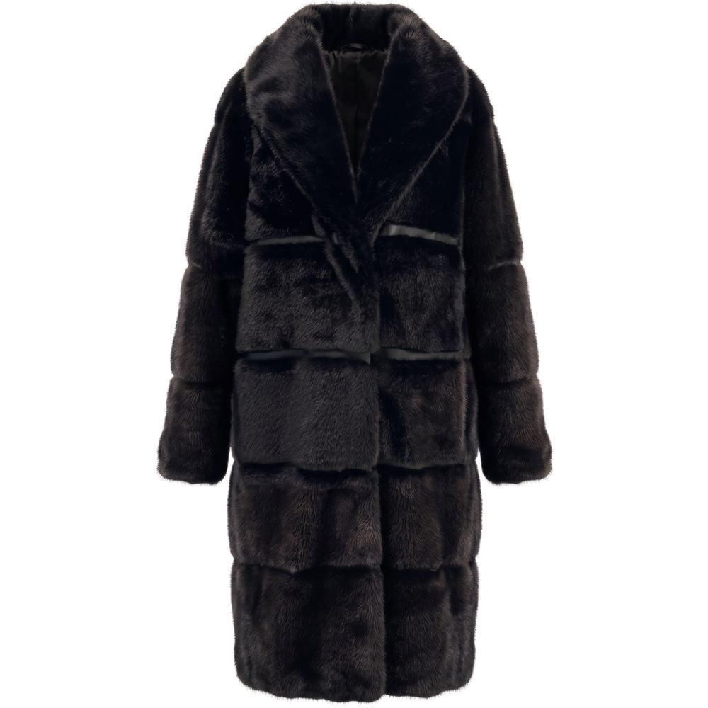 Baldinini Trend Schwarze Damenjacke aus Polyester – Produktansicht 1 | Arca Lucia