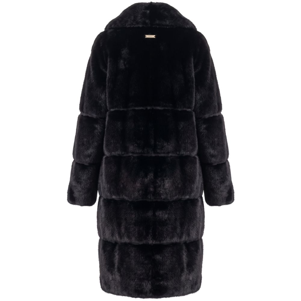 Baldinini Trend Schwarze Damenjacke aus Polyester – Produktansicht 3 | Arca Lucia