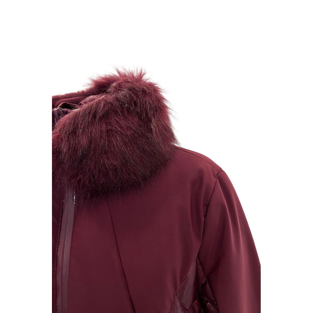 Baldinini Trend Rote Nylon-Damenjacke – Produktansicht 4 | Arca Lucia