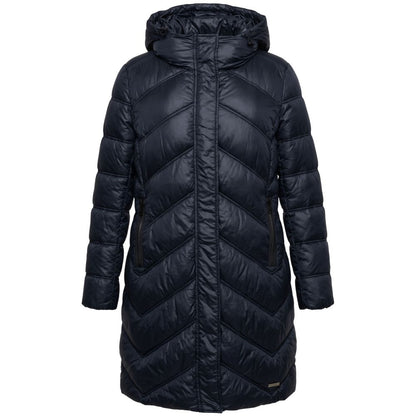 Baldinini Trend Blaue Nylon Jacken & Mantel – Produktansicht 1 | Arca Lucia