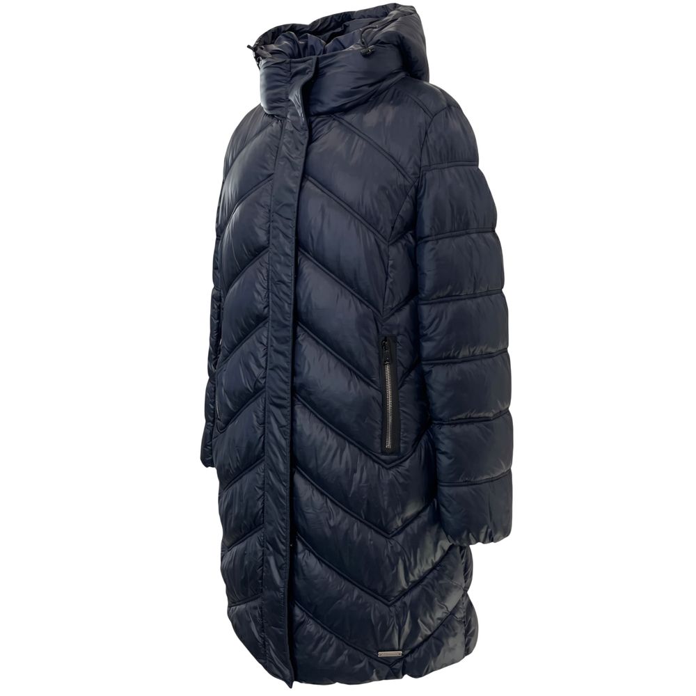 Baldinini Trend Blaue Nylon Jacken & Mantel – Produktansicht 2 | Arca Lucia