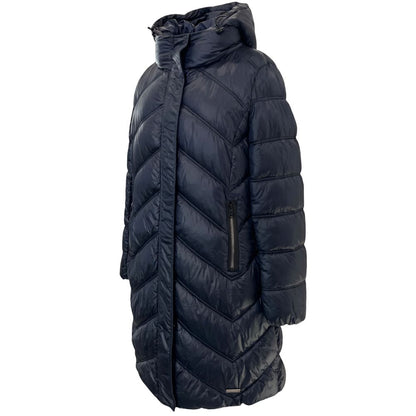 Baldinini Trend Blaue Nylon Jacken & Mantel – Produktansicht 2 | Arca Lucia
