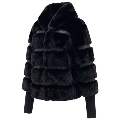 Baldinini Trend Schwarze Damenjacke aus Polyester – Produktansicht 2 | Arca Lucia