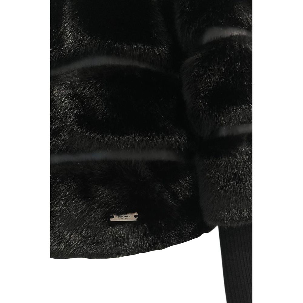 Baldinini Trend Schwarze Damenjacke aus Polyester – Produktansicht 4 | Arca Lucia