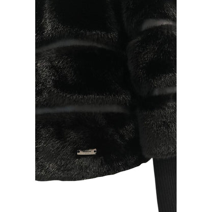 Baldinini Trend Schwarze Damenjacke aus Polyester – Produktansicht 4 | Arca Lucia