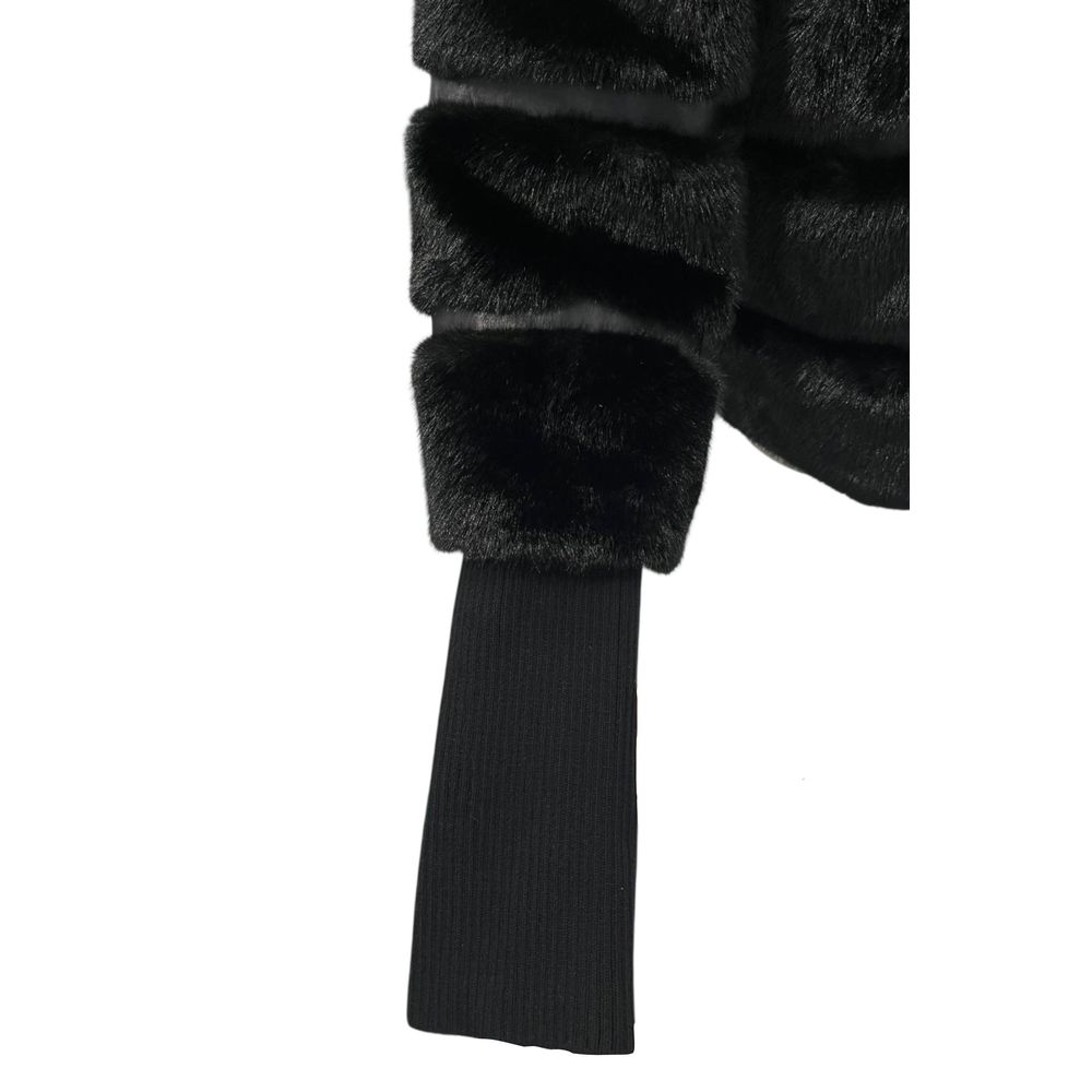 Baldinini Trend Schwarze Damenjacke aus Polyester – Produktansicht 5 | Arca Lucia