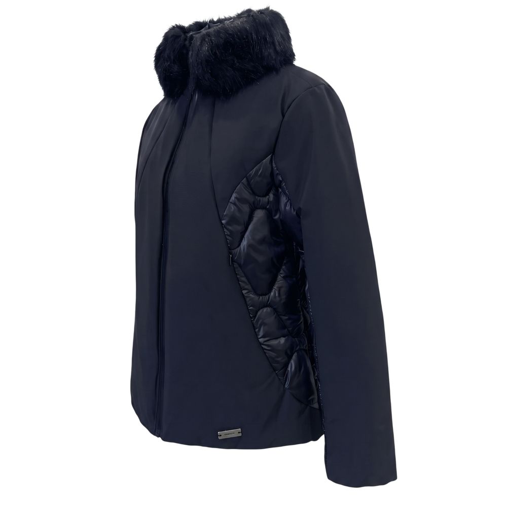 Baldinini Trend Blaue Nylon Jacken & Mantel – Produktansicht 2 | Arca Lucia