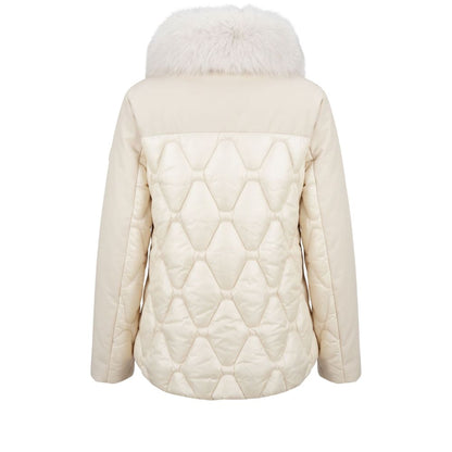 Baldinini Trend Weiße Nylon Jacken & Mantel – Produktansicht 3 | Arca Lucia