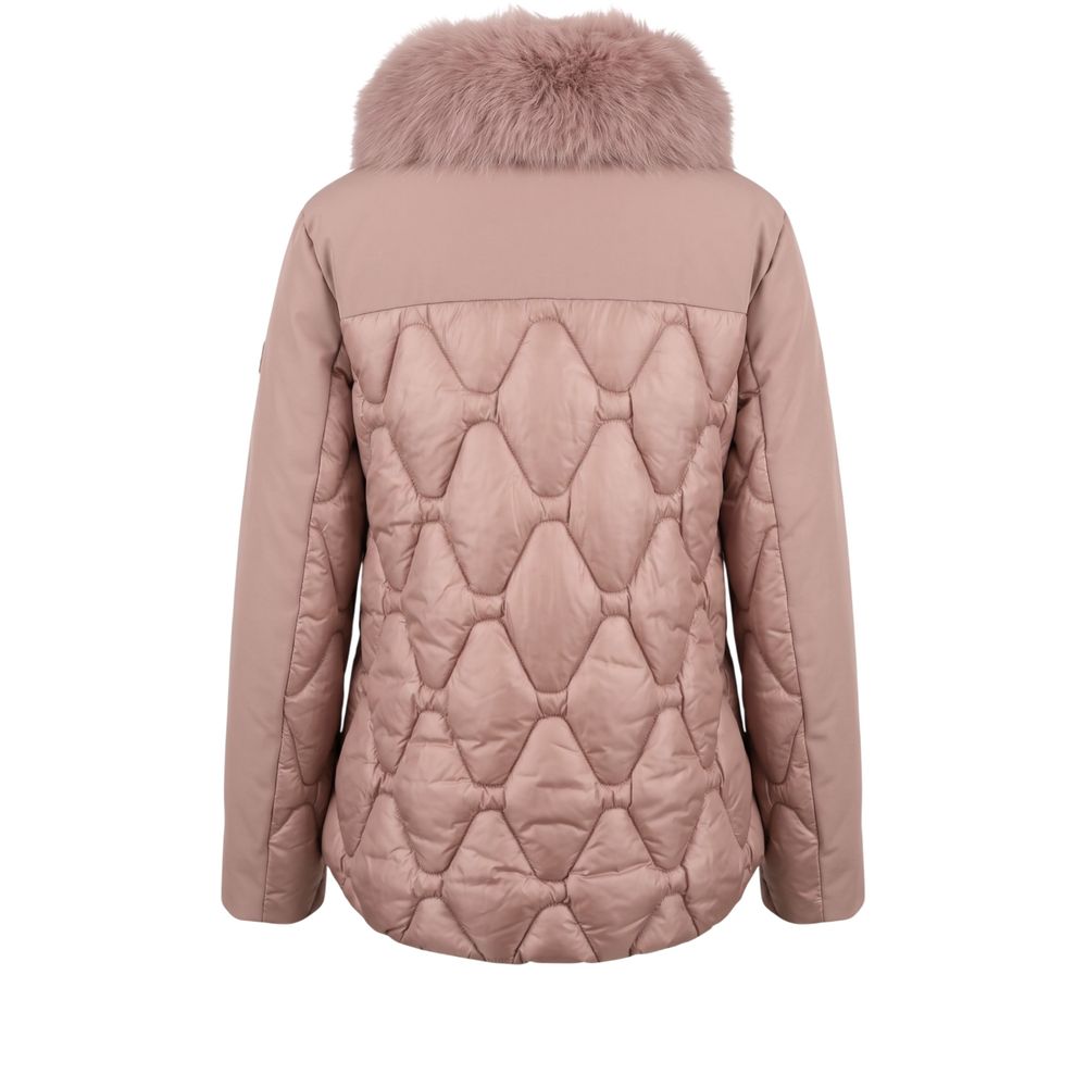 Baldinini Trend Pink Nylon Damenjacke – Produktansicht 3 | Arca Lucia