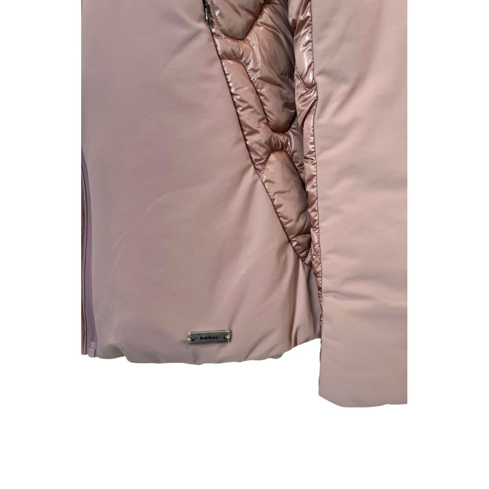 Baldinini Trend Pink Nylon Damenjacke – Produktansicht 5 | Arca Lucia