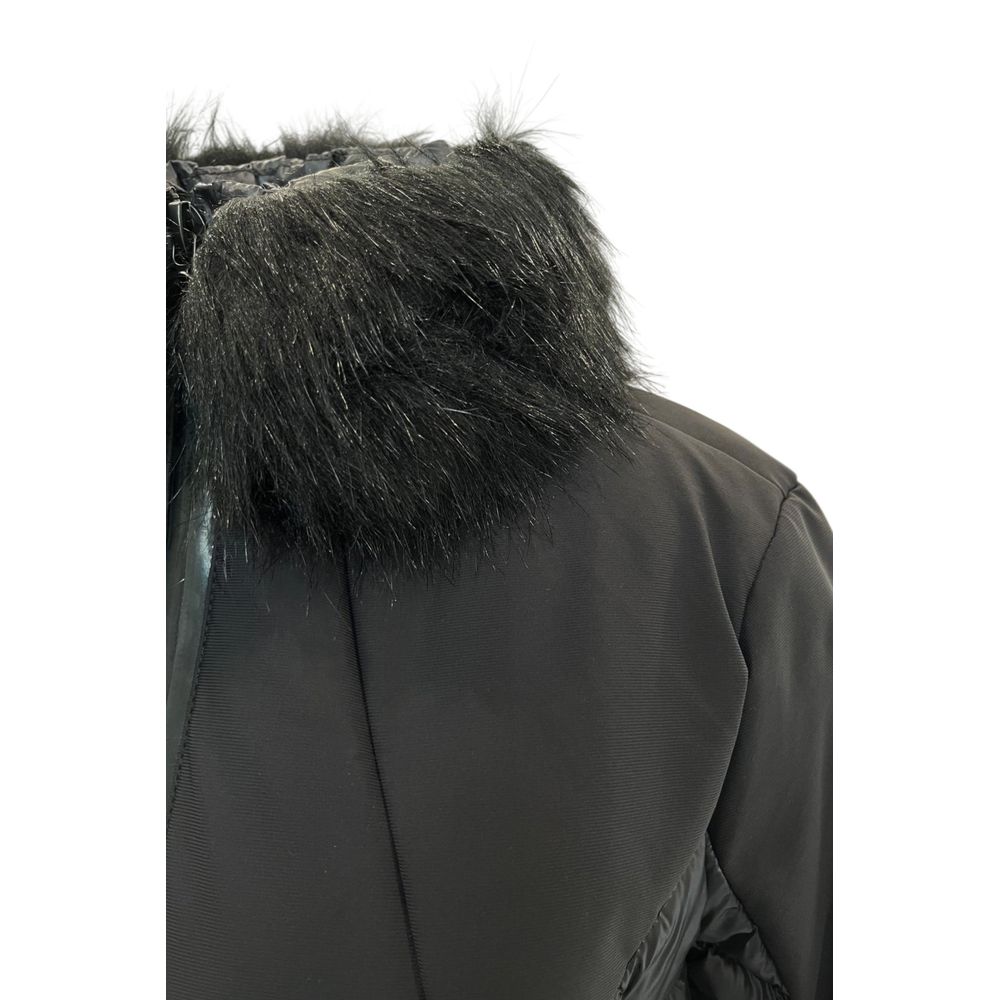 Baldinini Trend Schwarze Nylon-Damenjacke – Produktansicht 4 | Arca Lucia