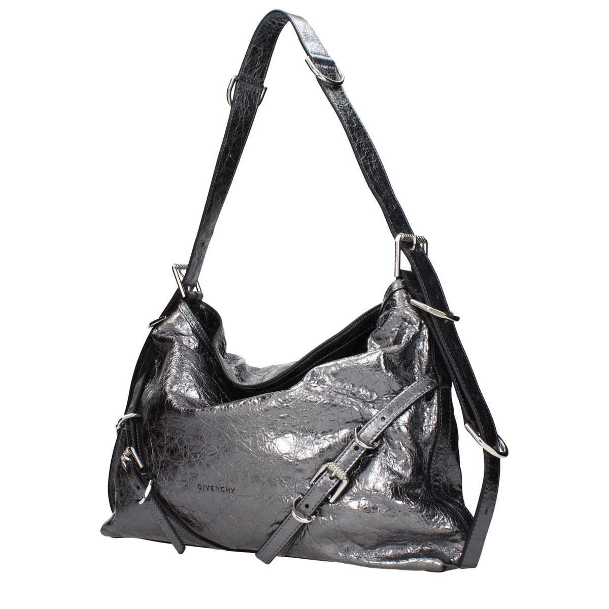 Givenchy Graue Leder Schultertasche – Produktansicht 2 | Arca Lucia