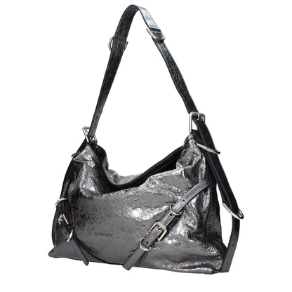 Givenchy Graue Leder Schultertasche – Produktansicht 2 | Arca Lucia
