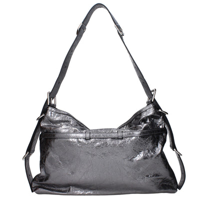 Givenchy Graue Leder Schultertasche – Produktansicht 3 | Arca Lucia
