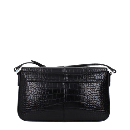 Karl Lagerfeld Schwarze Schultertasche aus Polyethylen – Produktansicht 3 | Arca Lucia
