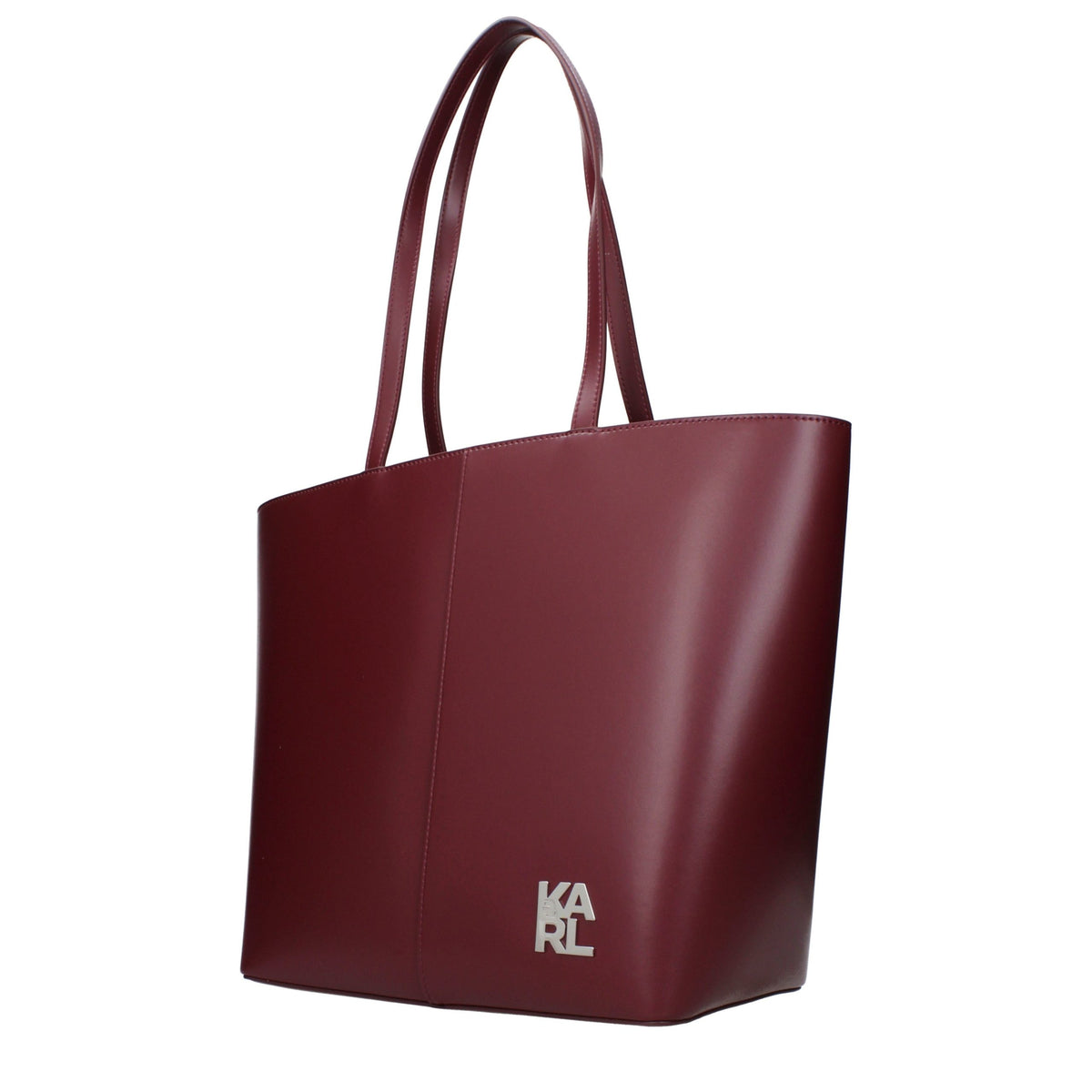 Karl Lagerfeld Rote Schultertasche aus Polyethylen – Produktansicht 2 | Arca Lucia
