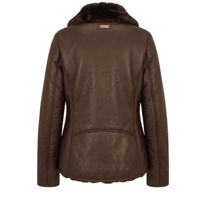 Baldinini Trend Braune Damenjacke aus Polyester – Produktansicht 3 | Arca Lucia