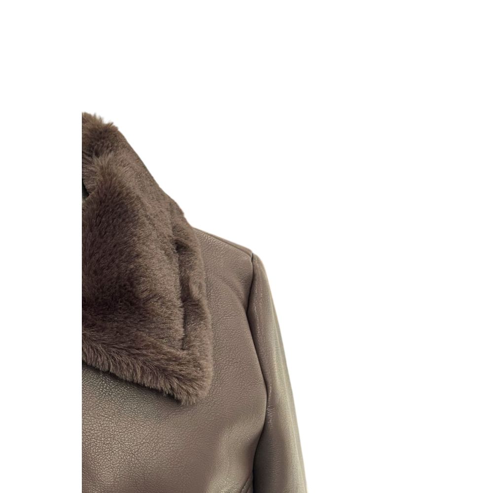 Baldinini Trend Braune Damenjacke aus Polyester – Produktansicht 4 | Arca Lucia