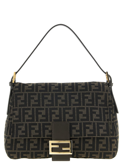 Fendi Braune Schultertasche aus Polyester – Produktansicht 1 | Arca Lucia