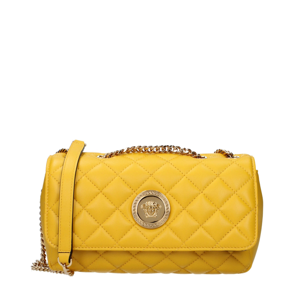 Versace Gelbe Leder Umhängetasche – Produktansicht 1 | Arca Lucia