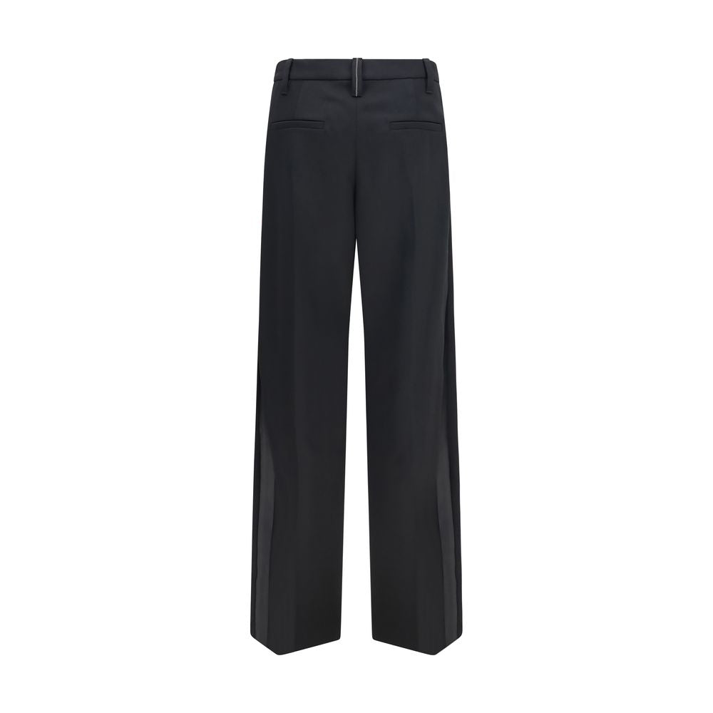 Brunello Cucinelli Pantaloni sartoriali neri in lana