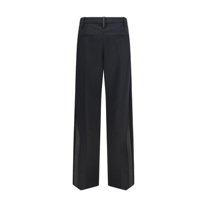 Brunello Cucinelli Pantaloni sartoriali neri in lana
