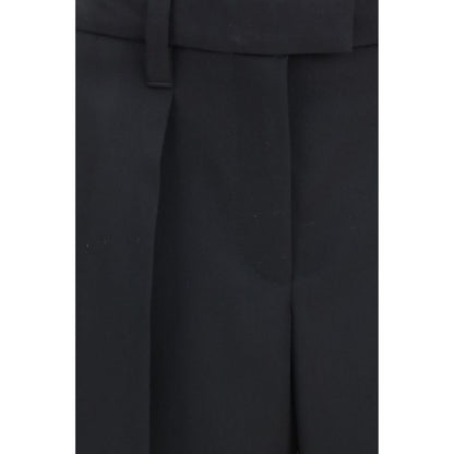 Brunello Cucinelli Pantaloni sartoriali neri in lana