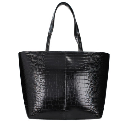 Karl Lagerfeld Schwarze Schultertasche aus Polyethylen – Produktansicht 3 | Arca Lucia