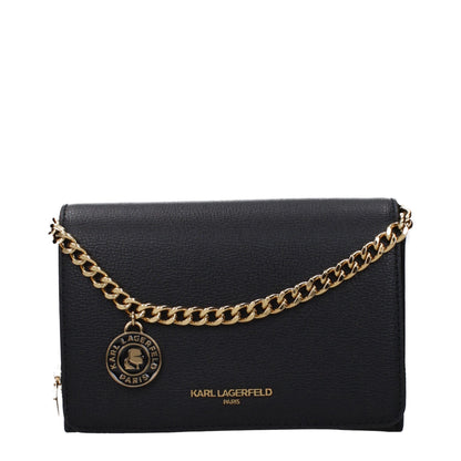 Karl Lagerfeld Schwarze Handtasche aus Polyethylen – Produktansicht 1 | Arca Lucia