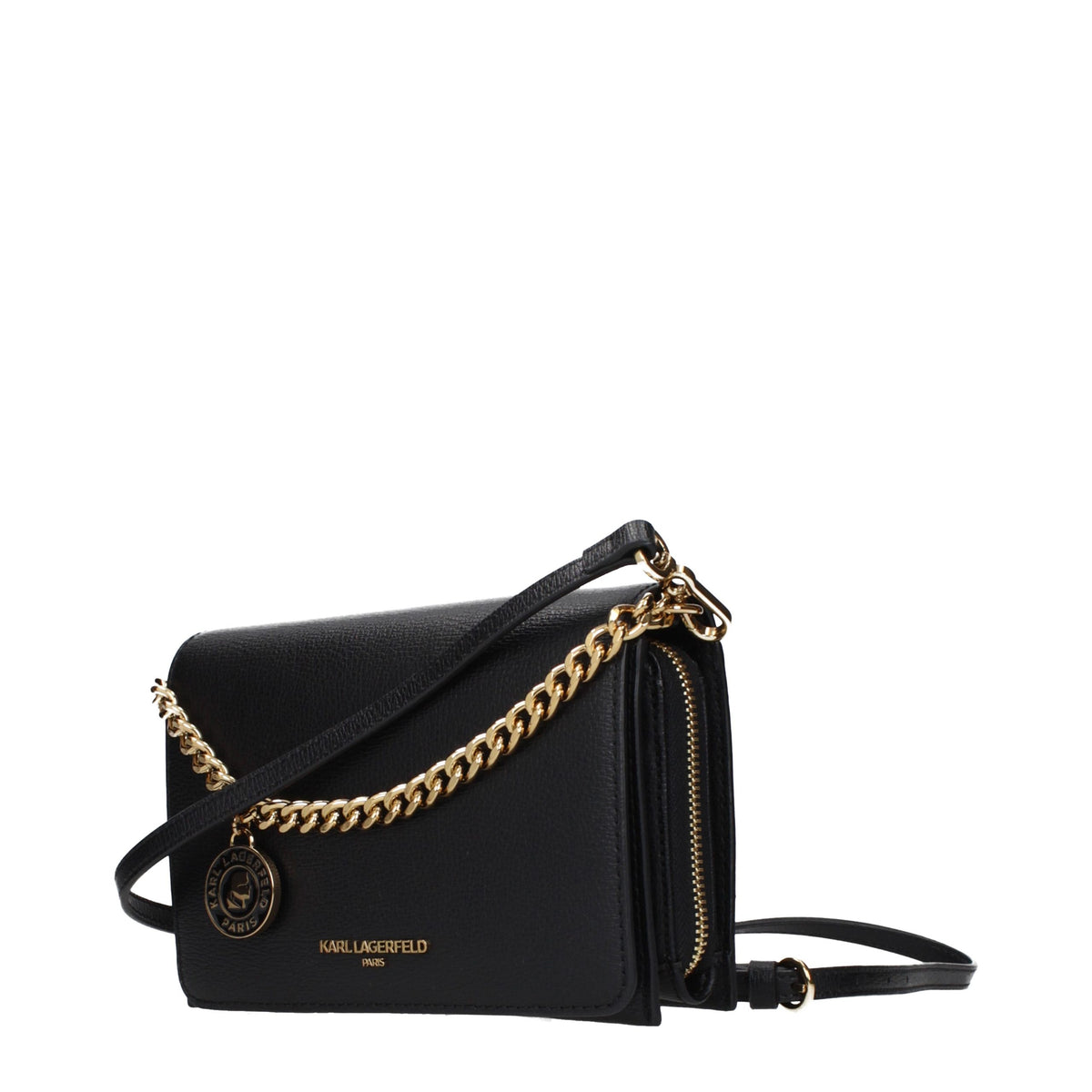 Karl Lagerfeld Schwarze Handtasche aus Polyethylen – Produktansicht 2 | Arca Lucia