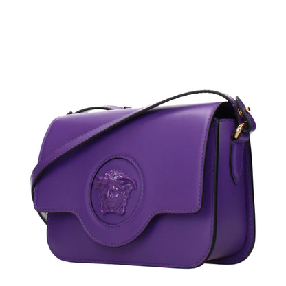 Versace Lila Leder Crossbody Tasche – Produktansicht 2 | Arca Lucia