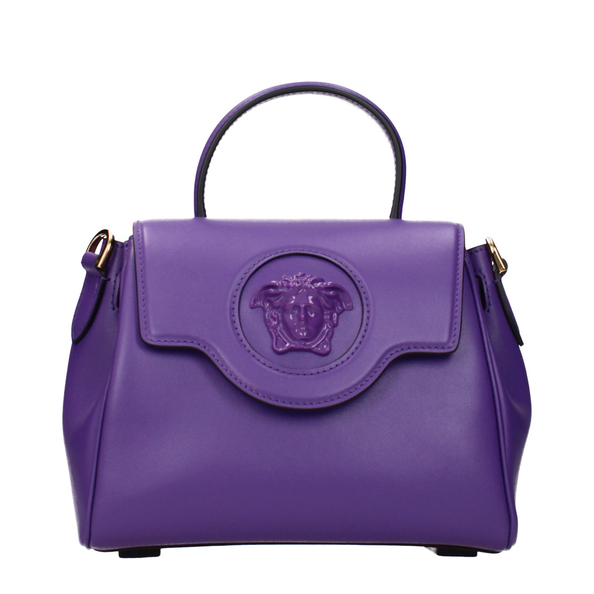 Versace Lila Lederhandtasche – Produktansicht 1 | Arca Lucia