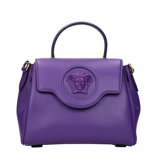 Versace Lila Lederhandtasche – Produktansicht 1 | Arca Lucia
