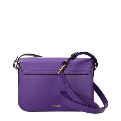 Versace Lila Leder Crossbody Tasche – Produktansicht 3 | Arca Lucia