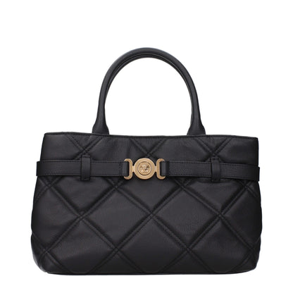 Versace Schwarze Lederhandtasche – Produktansicht 1 | Arca Lucia