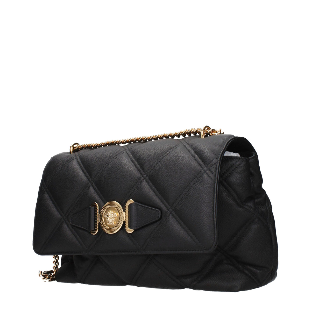 Versace Schwarze Leder Umhängetasche – Produktansicht 2 | Arca Lucia