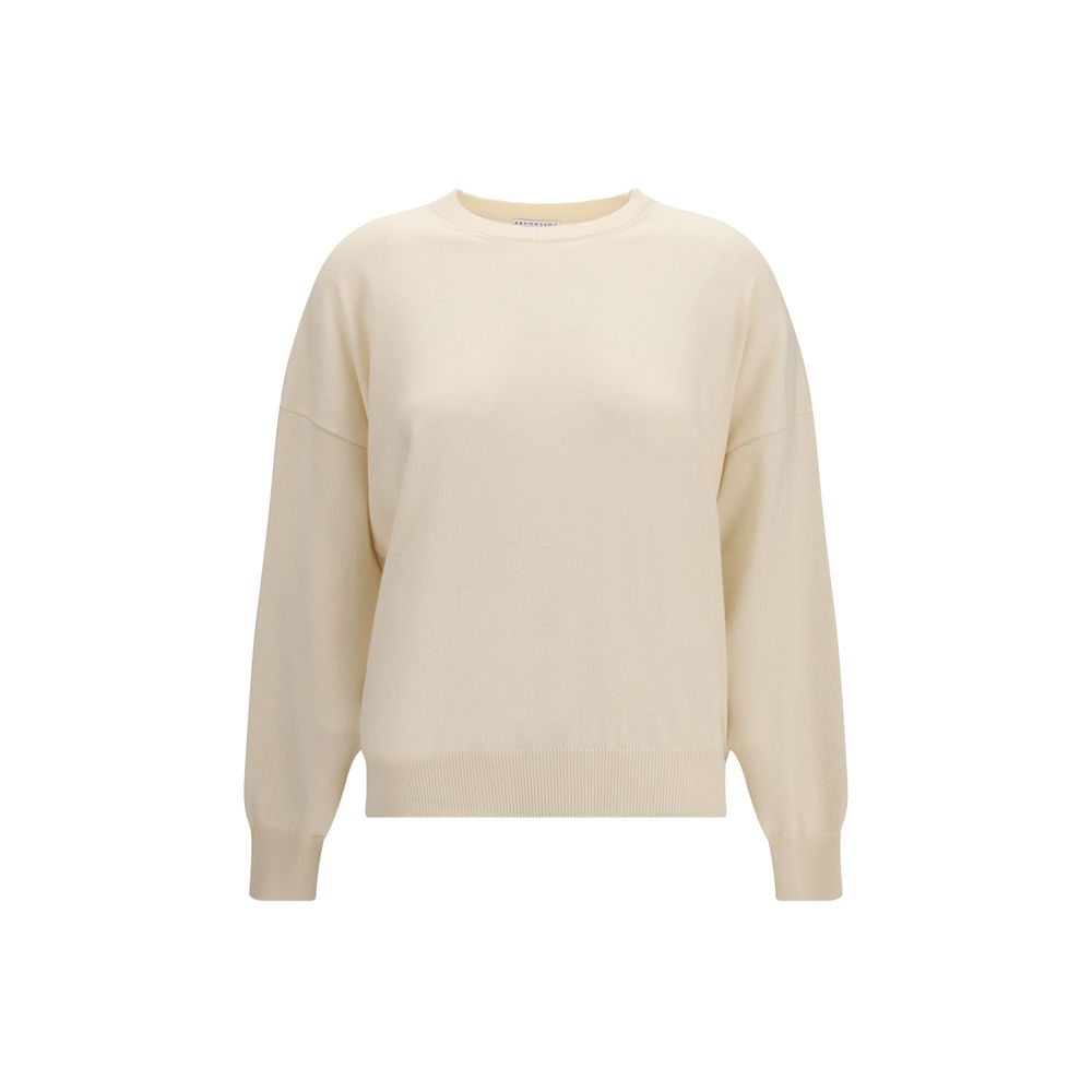 Brunello Cucinelli Beiger Kaschmirpullover – Produktansicht 1 | Arca Lucia