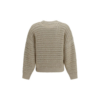 Brunello Cucinelli Beige Wool Oves Aries Sweatshirt – Produktansicht 2 | Arca Lucia