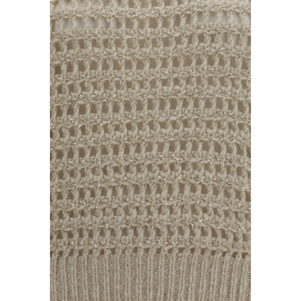 Brunello Cucinelli Beige Wool Oves Aries Sweatshirt – Produktansicht 3 | Arca Lucia