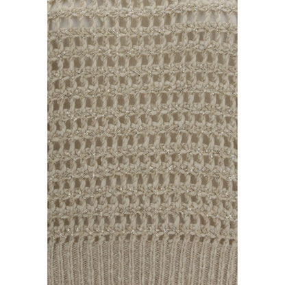 Brunello Cucinelli Beige Wool Oves Aries Sweatshirt – Produktansicht 3 | Arca Lucia