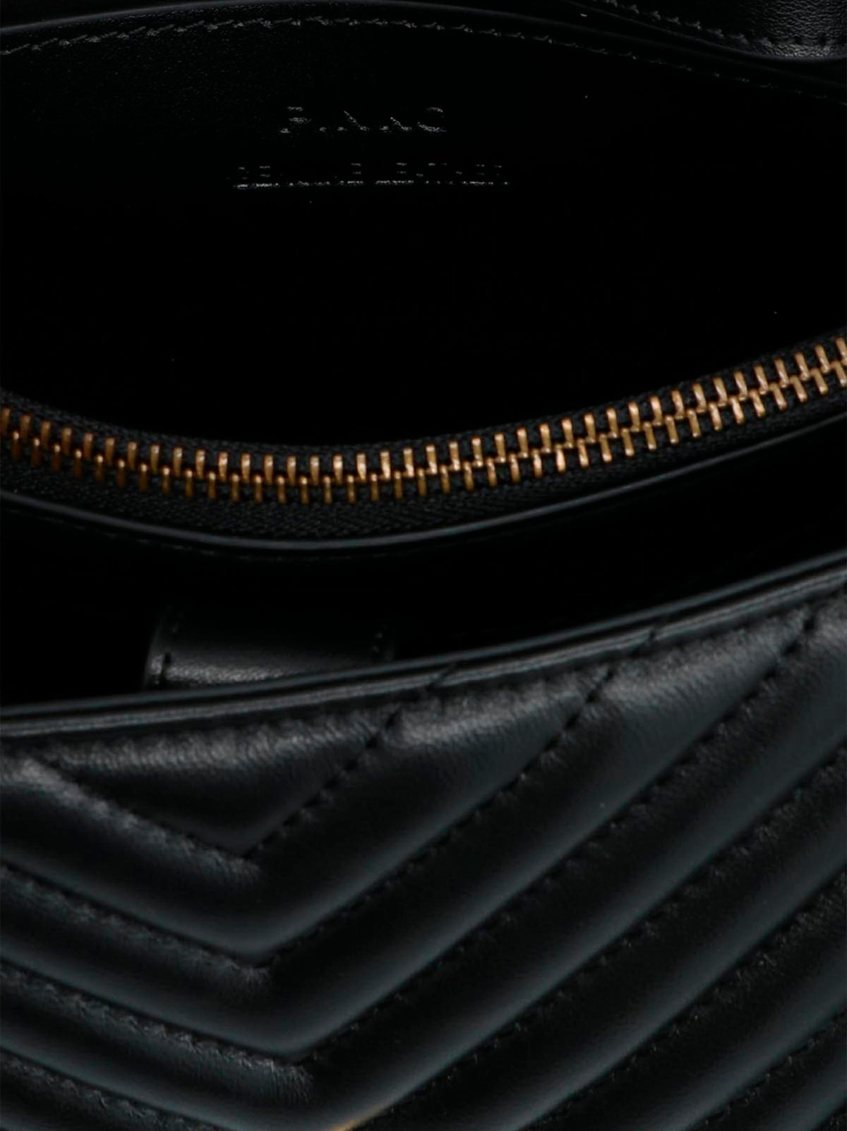 PINKO Schwarze Lammleder-Handtasche – Produktansicht 4 | Arca Lucia