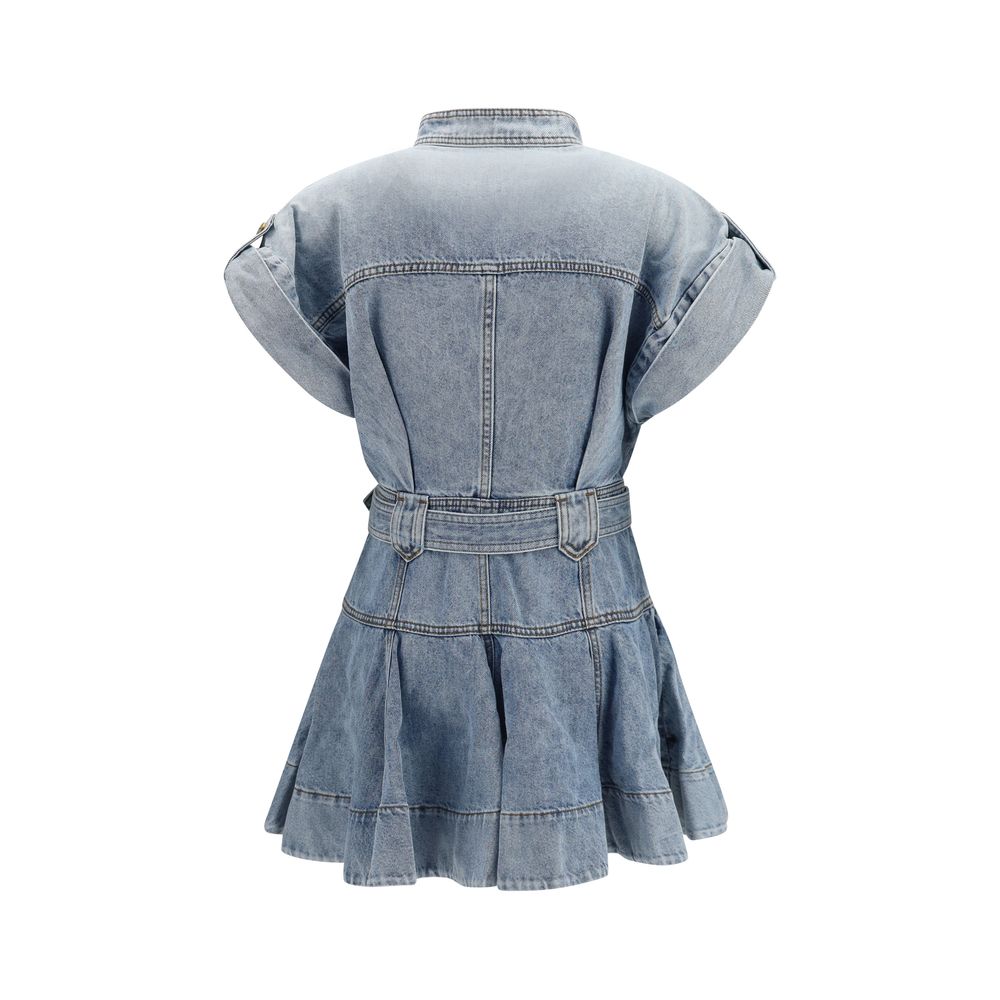 Zimmermann Blaues Baumwoll-Freizeitkleid – Produktansicht 2 | Arca Lucia