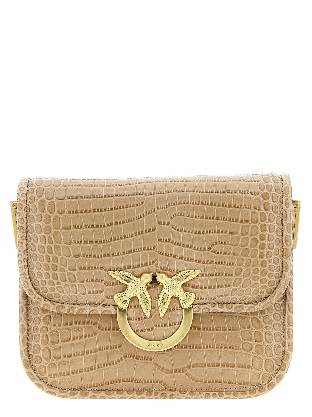 PINKO Beige Ziegenleder Shoulder Bag – Produktansicht 1 | Arca Lucia