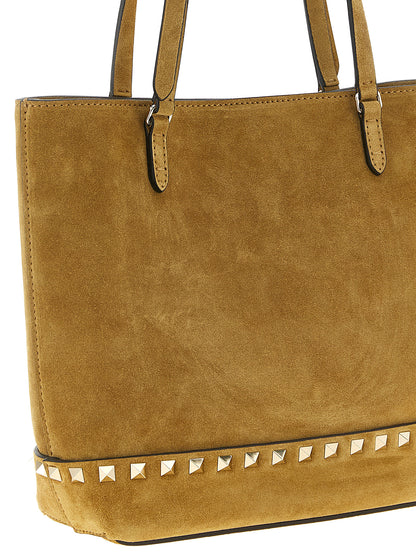 Valentino Garavani Beige Kalbsleder-Tote Bag – Produktansicht 3 | Arca Lucia