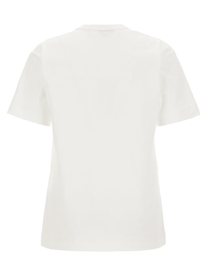 Comme Des Garçons Play Weißes Baumwoll-T-Shirt – Produktansicht 2 | Arca Lucia